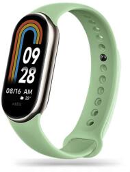 Okosóra szilikon szíj - Xiaomi Mi Band 8 / 8 NFC - zöld szilikon szíj - tokgalaxis