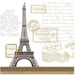 PPD Párizs - Eiffel tornyos szalvéta (VR-C1331931)