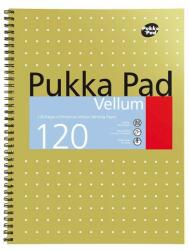 Caiet A5 spira dubla Pukka Pads Vellum, 120 pagini, dictando (PKP009036)
