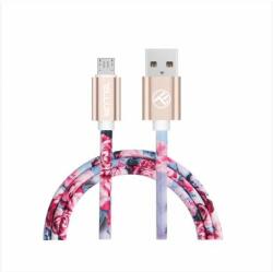Tellur TLL155302 USB - micro usb kábel kábel, Grafitti, 1m - followed