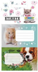 STREET Füzetcímke STREET Animals cute 10 címke/csomag (23325) - papir-bolt