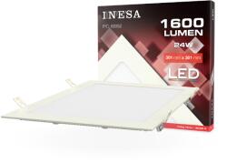 INESA Beépíthető Led Panel 24w 1600lm 3000k Ip20 G2 30x30cm Szögletes