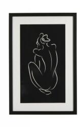 Bizzotto Tablou decorativ alb negru 40x3x60 cm (0240746)