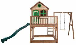 AXI2 Мега Къща Liam 2, Axi с катерушка и 1 люлка - Green Slide