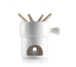 Ibili Set fondue Ibili-Flexible Chocolate, ceramica, 11.5x14 cm, alb maro (IB-707150)
