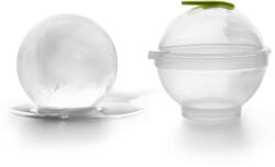 Ibili Set 4 forme gheata sfera Ibili-Barware, plastic silicon, 5.5 cm, transparent (IB-870500)