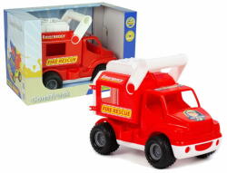 Lean-toys Tűzoltóság Auto ConsTruck Red Polesie 41920