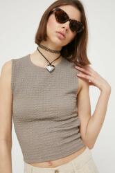 Abercrombie & Fitch top női, barna - barna XL - answear - 7 890 Ft