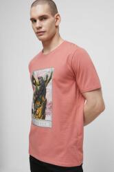 Medicine t-shirt rózsaszín, férfi, nyomott mintás - rózsaszín L