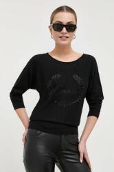 GUESS pulóver könnyű, női, fekete - fekete XS - answear - 30 990 Ft
