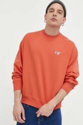 Tommy Hilfiger felső bordó, férfi, sima - narancssárga S