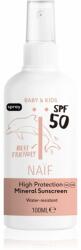  Naif Baby & Kids Mineral Sunscreen SPF 50 napozó spray gyermekeknek születéstől kezdődően 100 ml