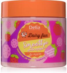 Delia Cosmetics Dairy Fun exfoliant pentru corp Raspberry 350 g
