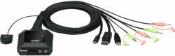 ATEN Превключвател KVM ATEN CS52DP, Дву портов USB-C DisplayPort (CS52DP)