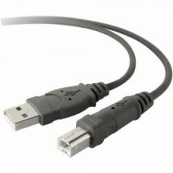 Belkin Cablu USB 2.0 Belkin F3U154BT3M Imprimantă 3 m Negru Gri