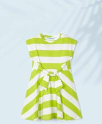 Mayoral rochie din bumbac pentru copii culoarea verde, mini, evazati PPYX-SUG06S_71X