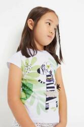 MAYORAL tricou de bumbac pentru copii culoarea verde PPYX-TSG070_77X