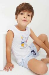 Mayoral pijamale de bumbac pentru copii culoarea albastru marin, cu imprimeu PPYX-BIB028_59X