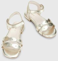 Mayoral sandale din piele pentru copii culoarea auriu PPYX-OBG04G_10Y