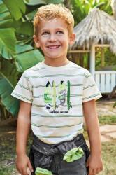 MAYORAL tricou de bumbac pentru copii culoarea verde, modelator PPYX-TSB07J_07X