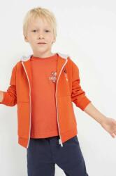 MAYORAL bluza copii culoarea portocaliu, cu glugă, cu imprimeu PPYX-BLB03R_23X