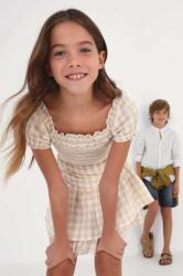 MAYORAL bluza de bumbac pentru copii culoarea bej, modelator PPYX-BDG01Z_80X