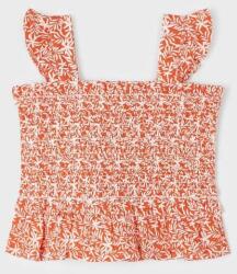 MAYORAL bluza de bumbac pentru copii culoarea portocaliu, modelator PPYX-BDG00S_23X