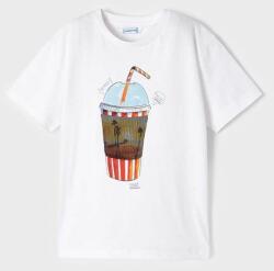 MAYORAL tricou de bumbac pentru copii culoarea alb, cu imprimeu PPYX-TSB07G_00X