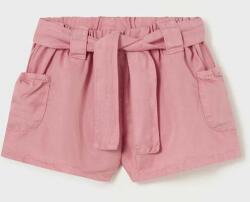 Mayoral pantaloni scurti bebe culoarea roz, neted PPYX-SZG02D_39X