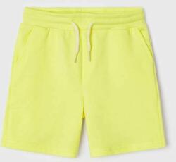 Mayoral pantaloni scurti copii culoarea galben PPYX-SZB037_11X