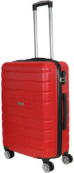 Benzi Subway piros 4 kerekű közepes bőrönd (BZ5694-M-piros)