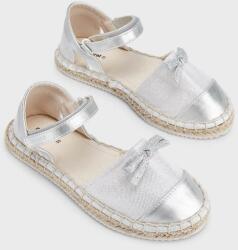 Mayoral sandale copii culoarea argintiu PPYX-OBG04U_SLV