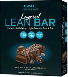 GNC Total Lean Layered Lean Bar, Baton Proteic, Cu Aroma De Mousse De Ciocolata, 44g