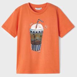 MAYORAL tricou de bumbac pentru copii culoarea portocaliu, cu imprimeu PPYX-TSB07G_22X