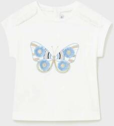 MAYORAL tricou din bumbac pentru bebelusi culoarea albastru marin PPYX-TSG06B_59X
