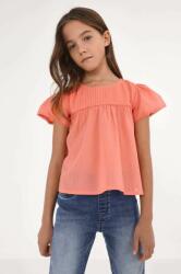 MAYORAL bluza de bumbac pentru copii culoarea portocaliu, neted PPYX-BDG01U_32X