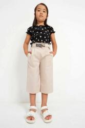 MAYORAL pantaloni copii culoarea bej, neted PPYX-SPG01N_08X