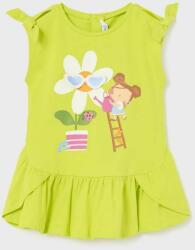 Mayoral rochie bebe culoarea verde, mini, drept PPYX-SUG05G_71X