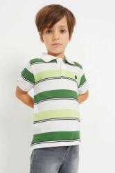 MAYORAL tricouri polo din bumbac pentru copii culoarea verde, modelator PPYX-POB016_71X