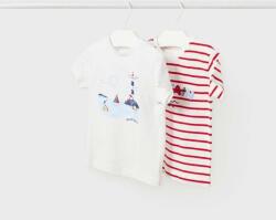 MAYORAL tricou din bumbac pentru bebelusi culoarea alb, modelator PPYX-TSB06T_00X
