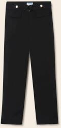 MAYORAL pantaloni copii culoarea negru, neted PPYX-SPG02A_99X