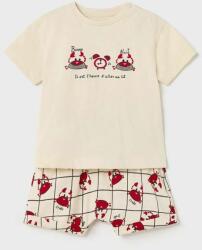 Mayoral pijamale pentru bebelusi culoarea bej, modelator PPYX-BIB01Z_02X