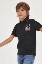 MAYORAL tricouri polo din bumbac pentru copii culoarea gri, cu imprimeu PPYX-POB01I_90Y