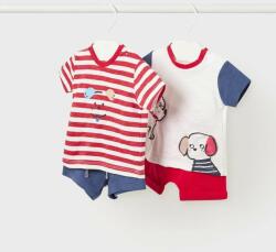 Mayoral Newborn set de bumbac pentru bebelusi culoarea rosu PPYX-DKB02W_33X