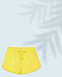 Mayoral pantaloni scurti copii culoarea galben, neted PPYX-SZG02I_11X