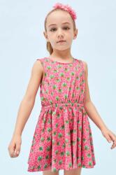 Mayoral rochie din bumbac pentru copii culoarea roz, mini, drept PPYX-SUG06P_42X