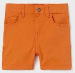 Mayoral pantaloni scurți din bumbac pentru copii culoarea portocaliu, talie reglabila PPYX-SZB02Z_23X