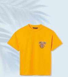 MAYORAL tricou de bumbac pentru copii culoarea portocaliu, cu imprimeu PPYX-TSB087_32X