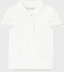 MAYORAL tricou bebe culoarea alb, cu guler PPYX-TSG06H_00X