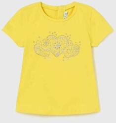 MAYORAL tricou bebe culoarea galben PPYX-TSG0D2_11X